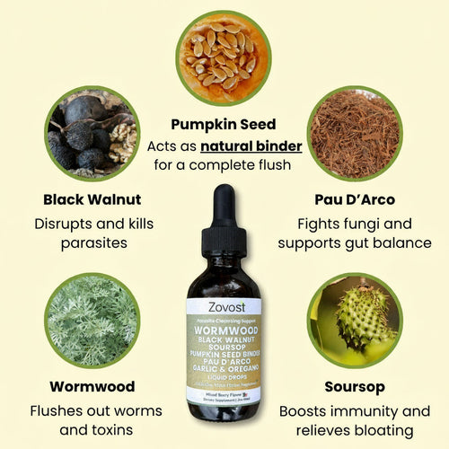 Black Walnut Wormwood Parasite Cleanser